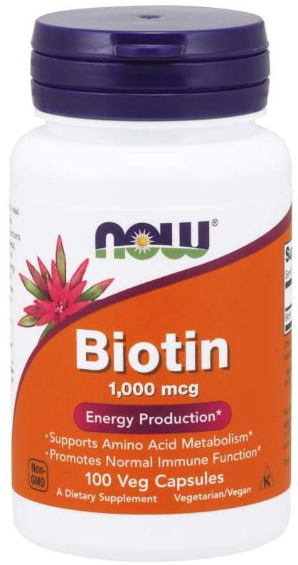 NOW Biotin, 1 000 ug