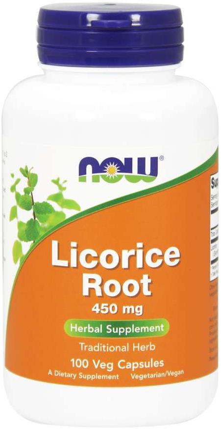 NOW Licorice Root (koreň sladkého drievka) 450 mg