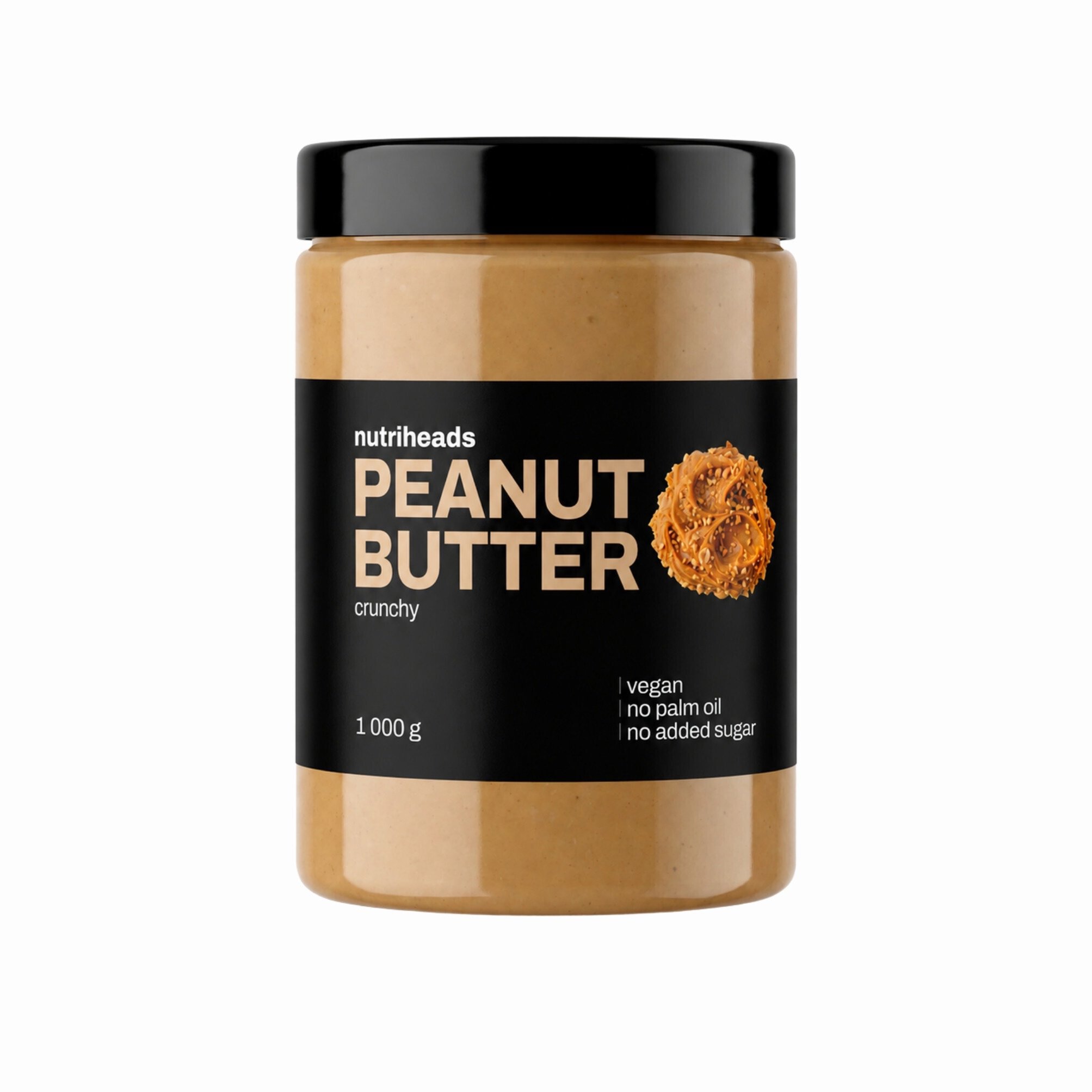 Nutriheads Peanut Butter Crunchy 1000 g
