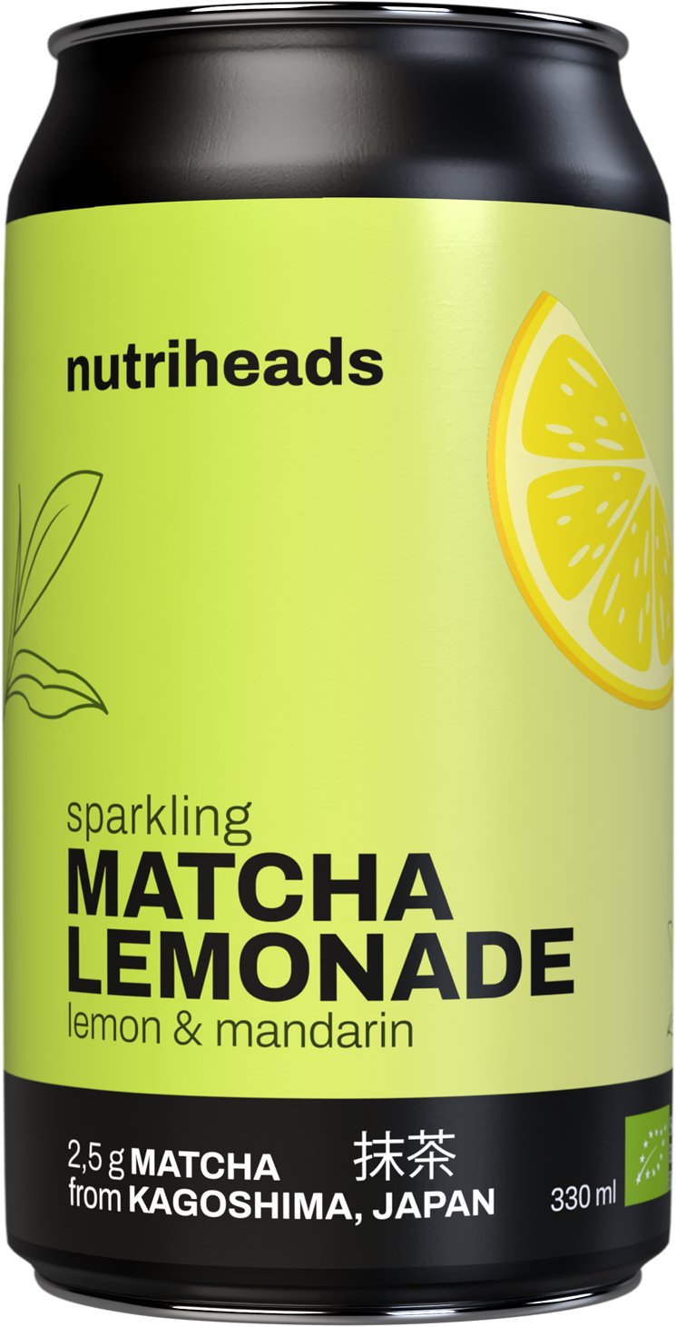 NutriHeads Sparkling Matcha Lemonade 330 ml