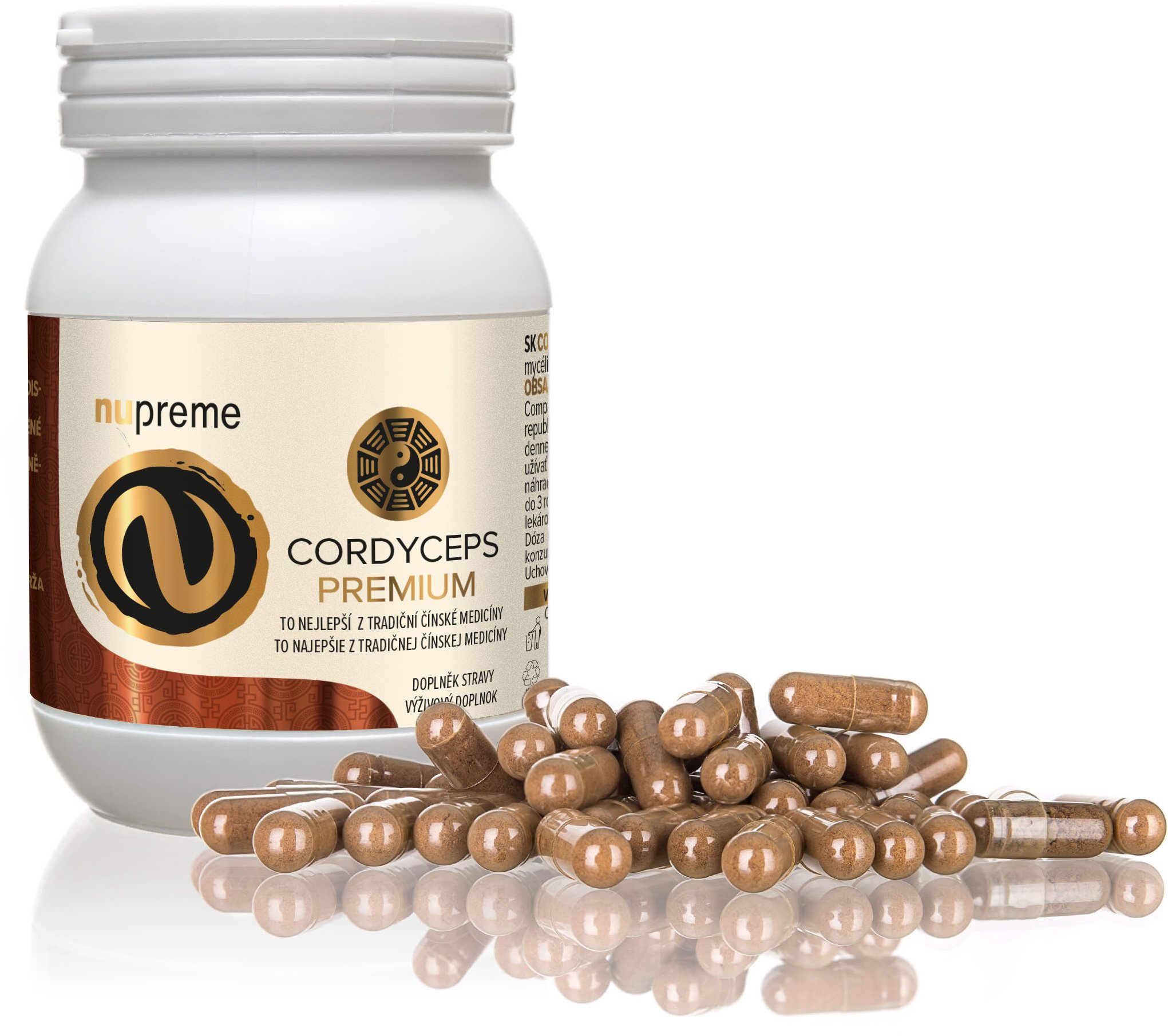 Nupreme Cordyceps extrakt 100 kapsúl