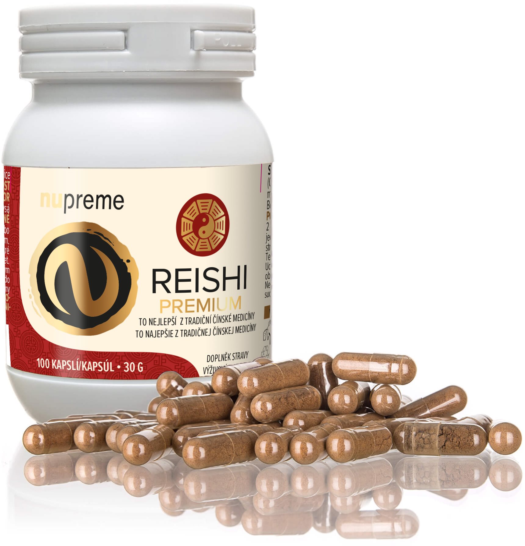 Nupreme Reishi extrakt 100 kapsúl