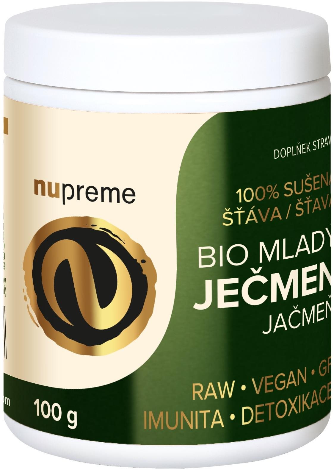 Nupreme Mladý jačmeň 100 g BIO