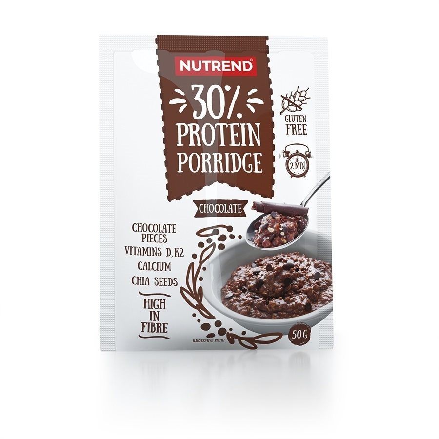 Nutrend Protein Porridge, 50 g, čokoláda