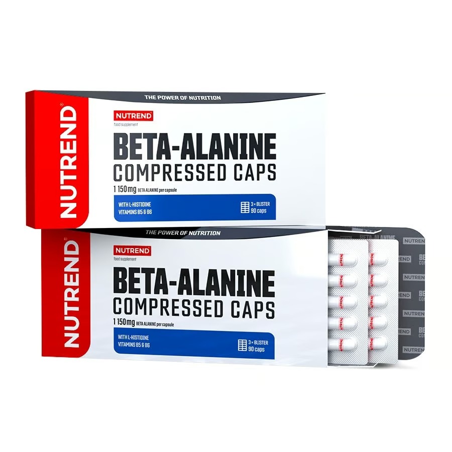 Nutrend Beta-Alanine Compressed caps, 90 kapsúl