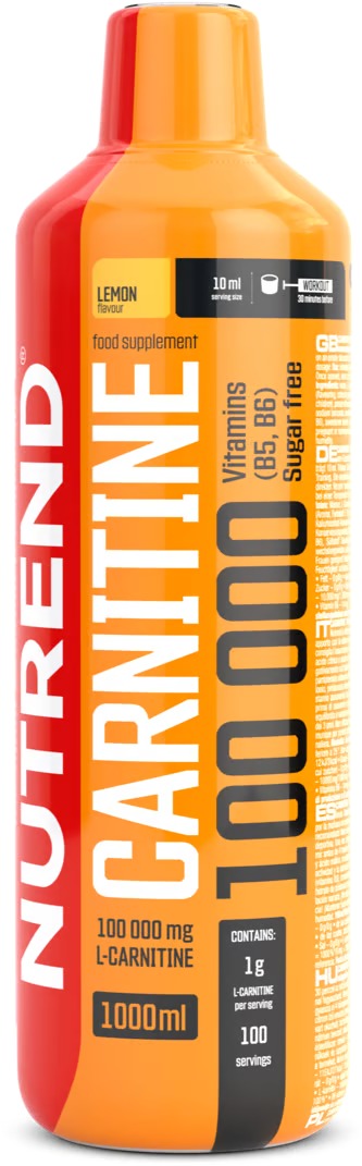 Nutrend Carnitine 100000, 1000 ml, citrón