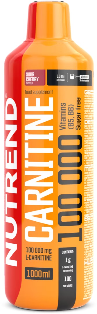 Nutrend Carnitine 100000, 1 000 ml, višňa