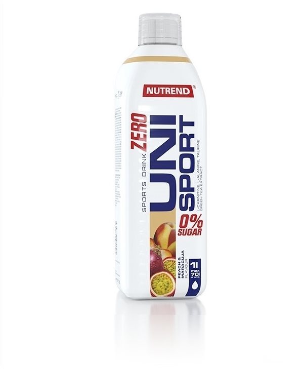 Nutrend Unisport Zero, 1000 ml, broskyňa a maracuja