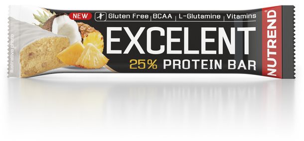 Nutrend EXCELENT protein bar, 85 g, ananás s kokosom