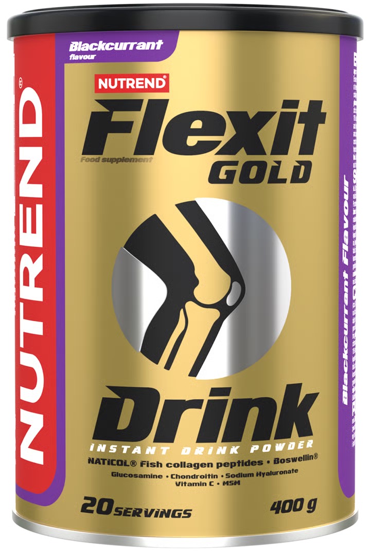 Nutrend Flexit Gold Drink, 400 g, čierne ríbezle
