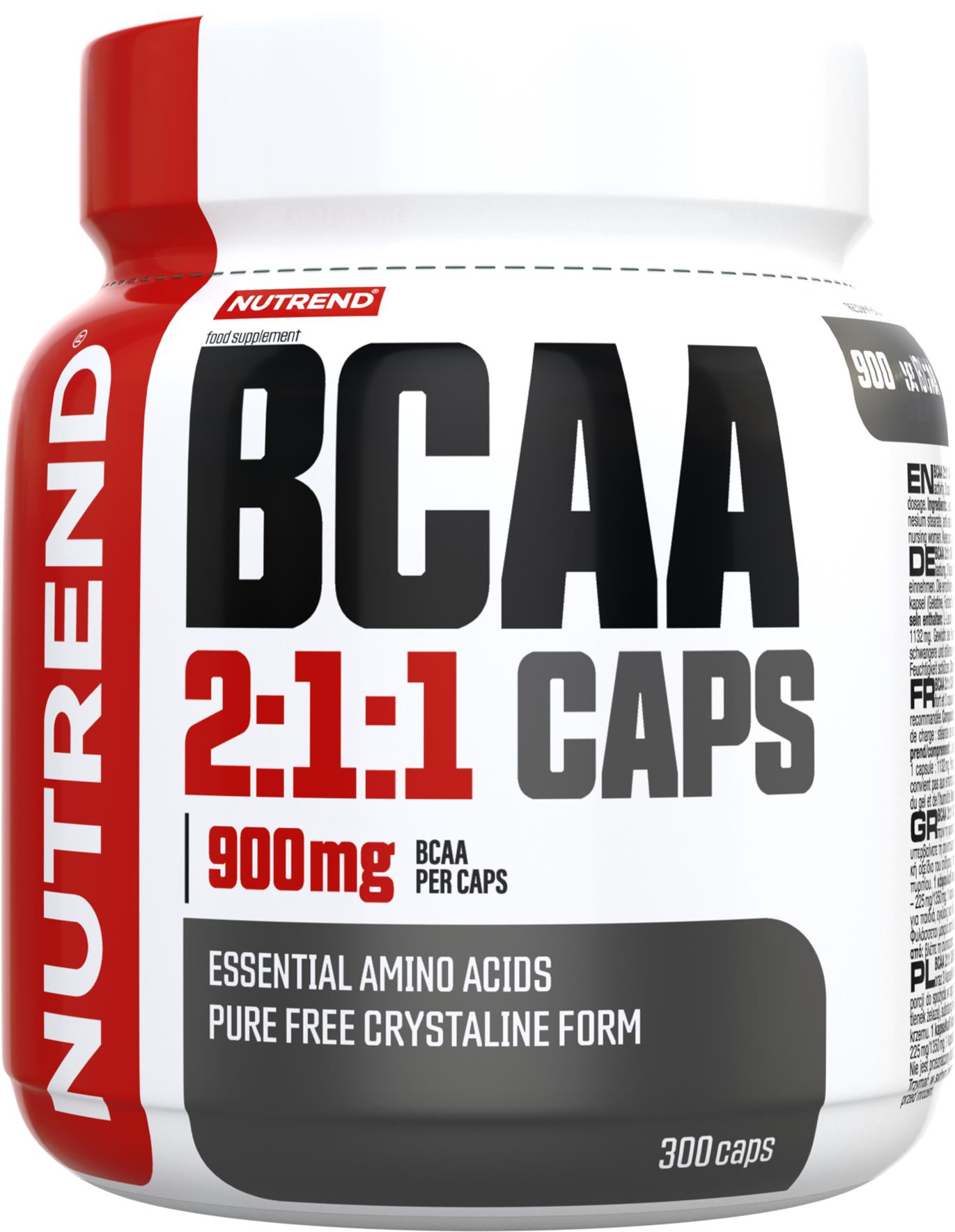 Nutrend BCAA 2:1:1 CAPS 300 kapsúl