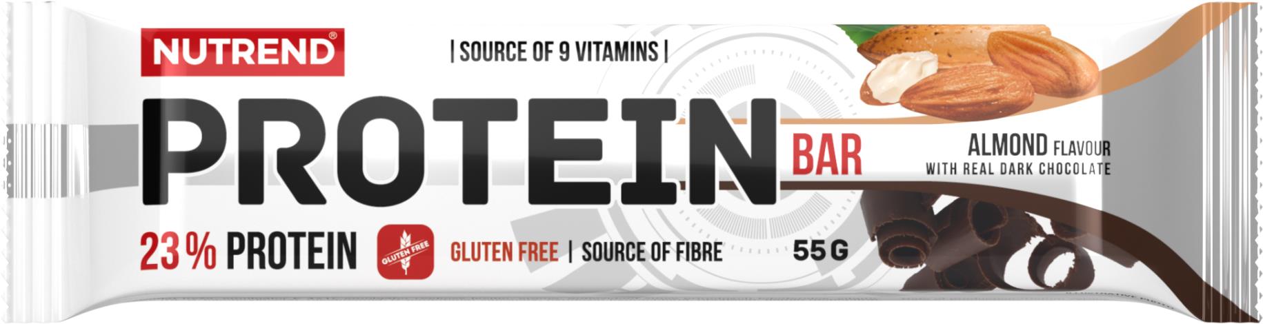 Nutrend Protein Bar 55 g, mandle