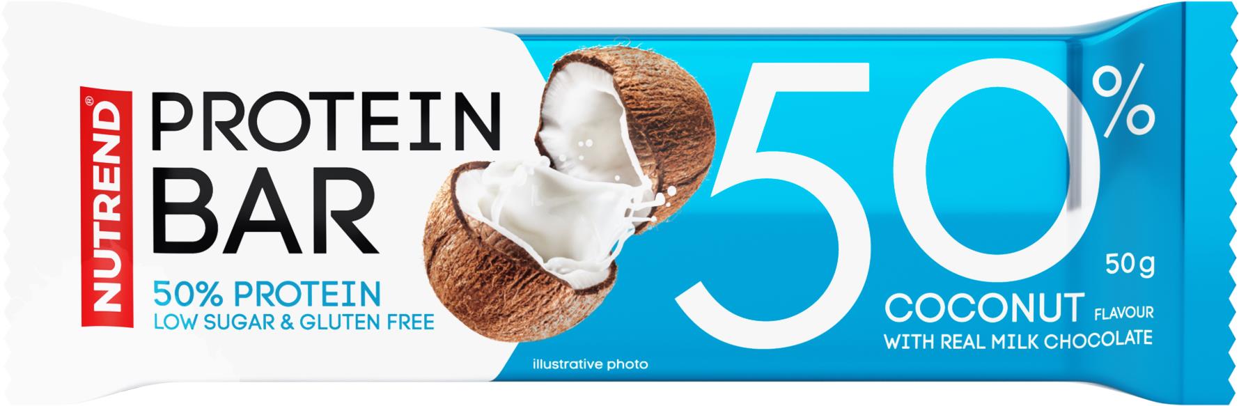 Nutrend Protein Bar 50 50 g, kokos
