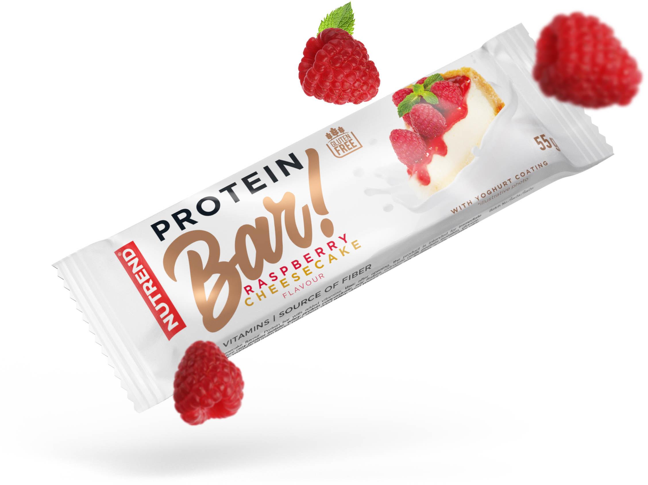 Nutrend Protein Bar! 55 g, malinový cheesecake