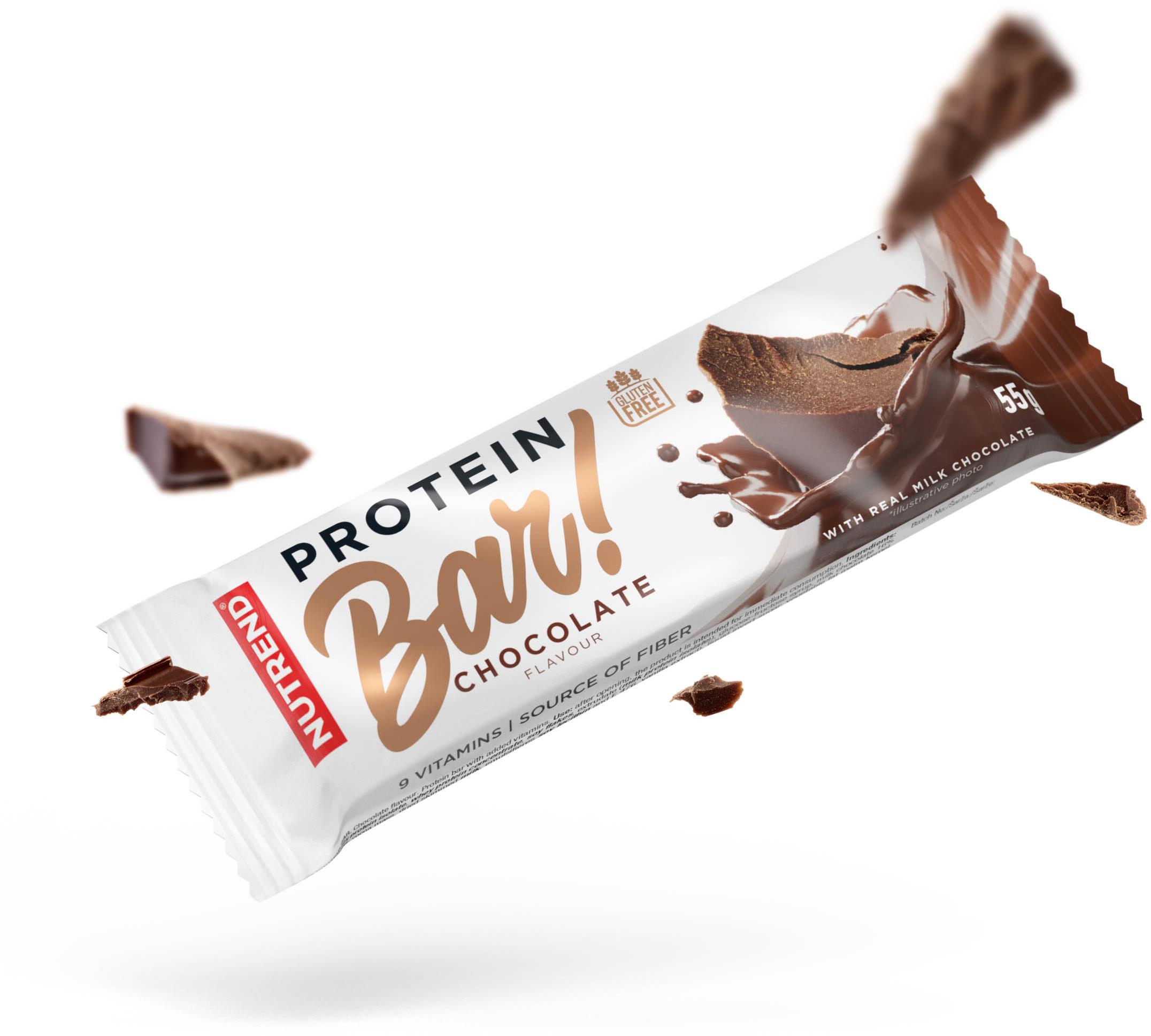 Nutrend Protein Bar! 55 g, čokoláda