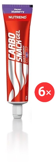 Nutrend Carbosnack tuba, 6× 50 g, borievka