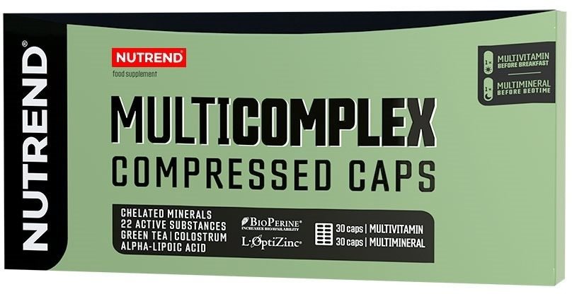 Nutrend Multicomplex Compressed Caps, 60 kapsúl