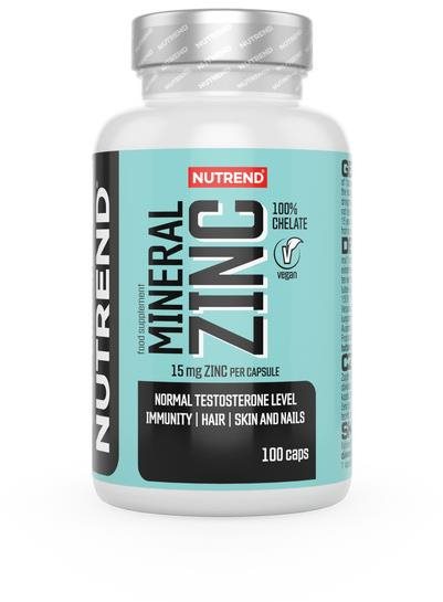 Nutrend Mineral Zinc 100 % chelate, 100 kapsúl