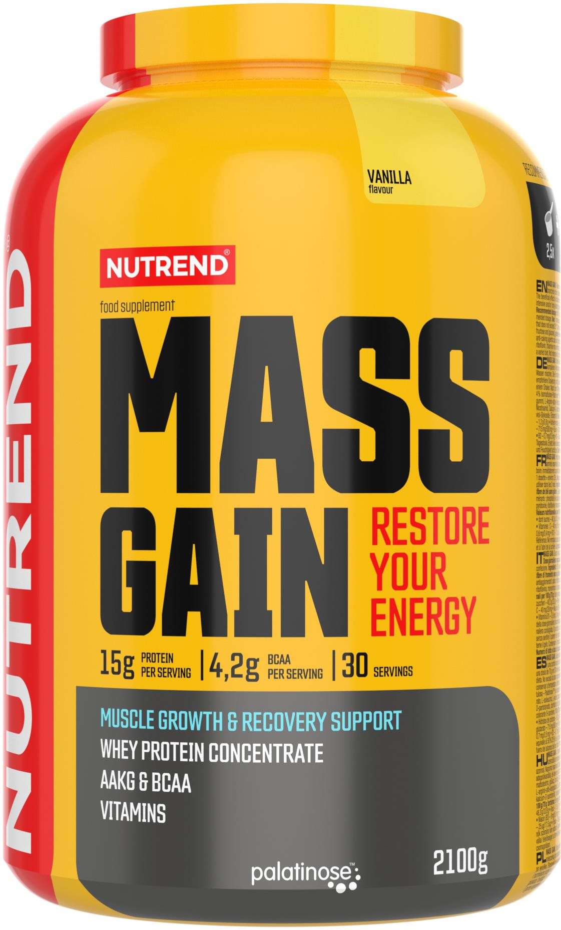 Nutrend Mass Gain 2 100 g, vanilka