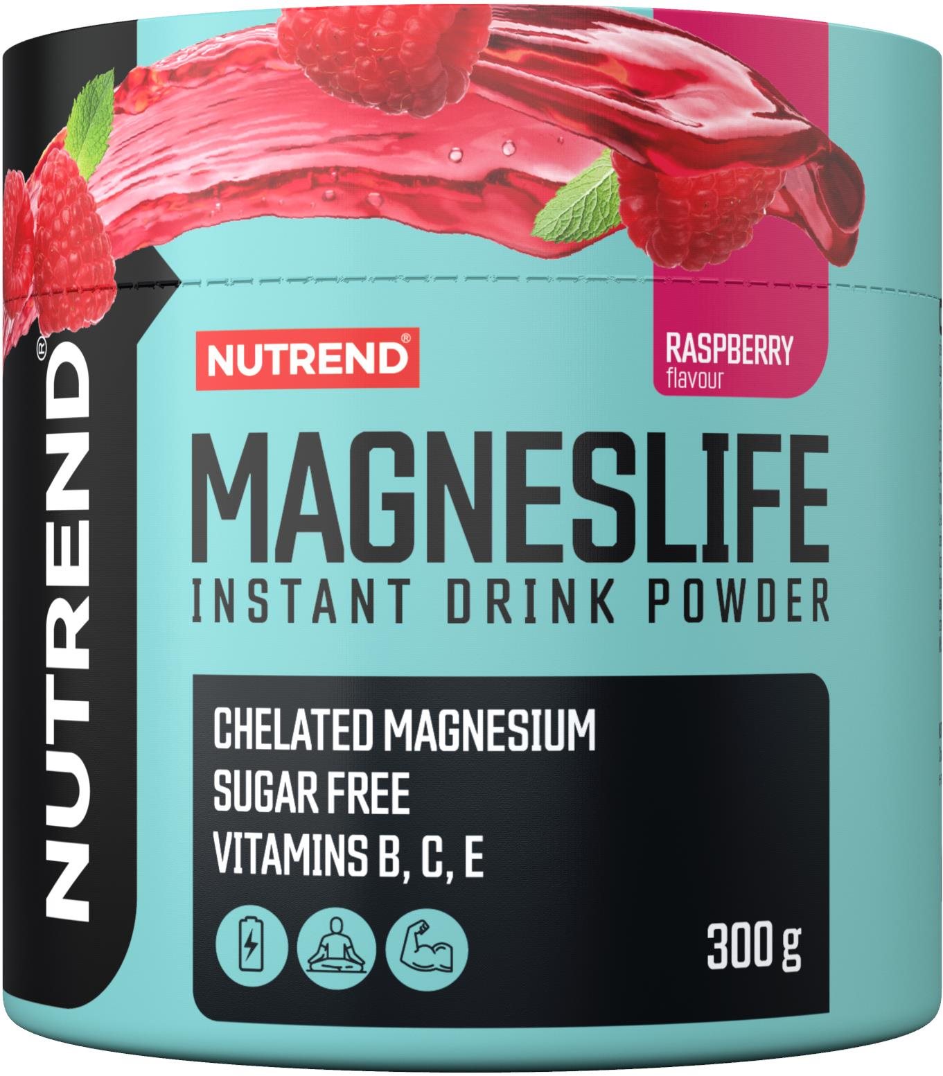 Nutrend Magneslife instant drink powder 300 g, malina