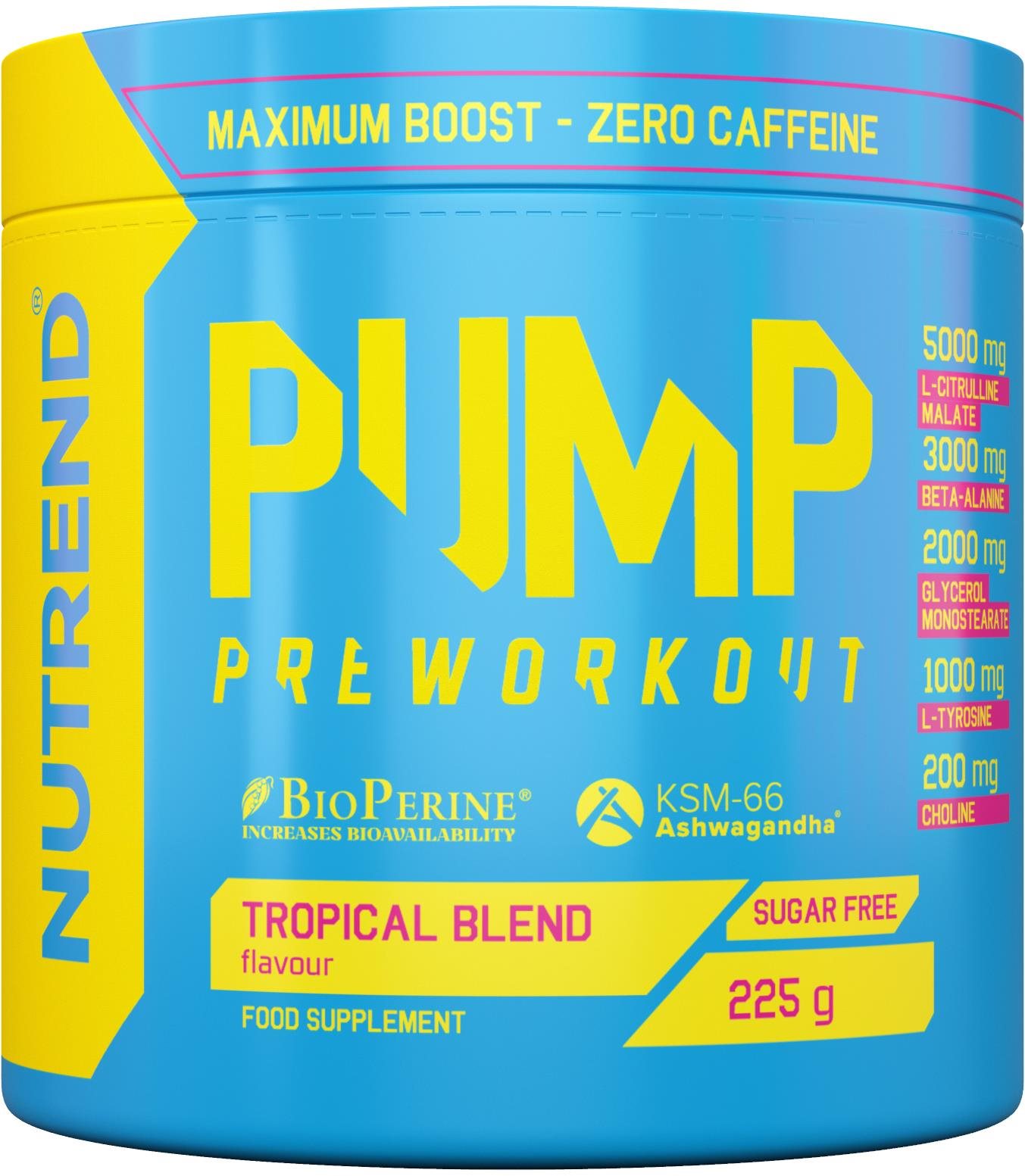 Nutrend PUMP 225 g, tropical blend