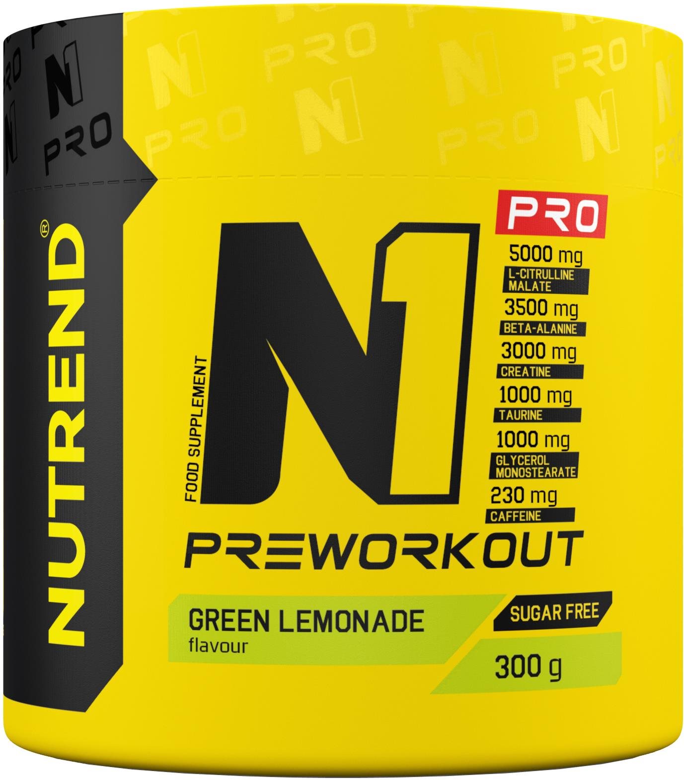 Nutrend N1 PRO, 300 g, green lemonade