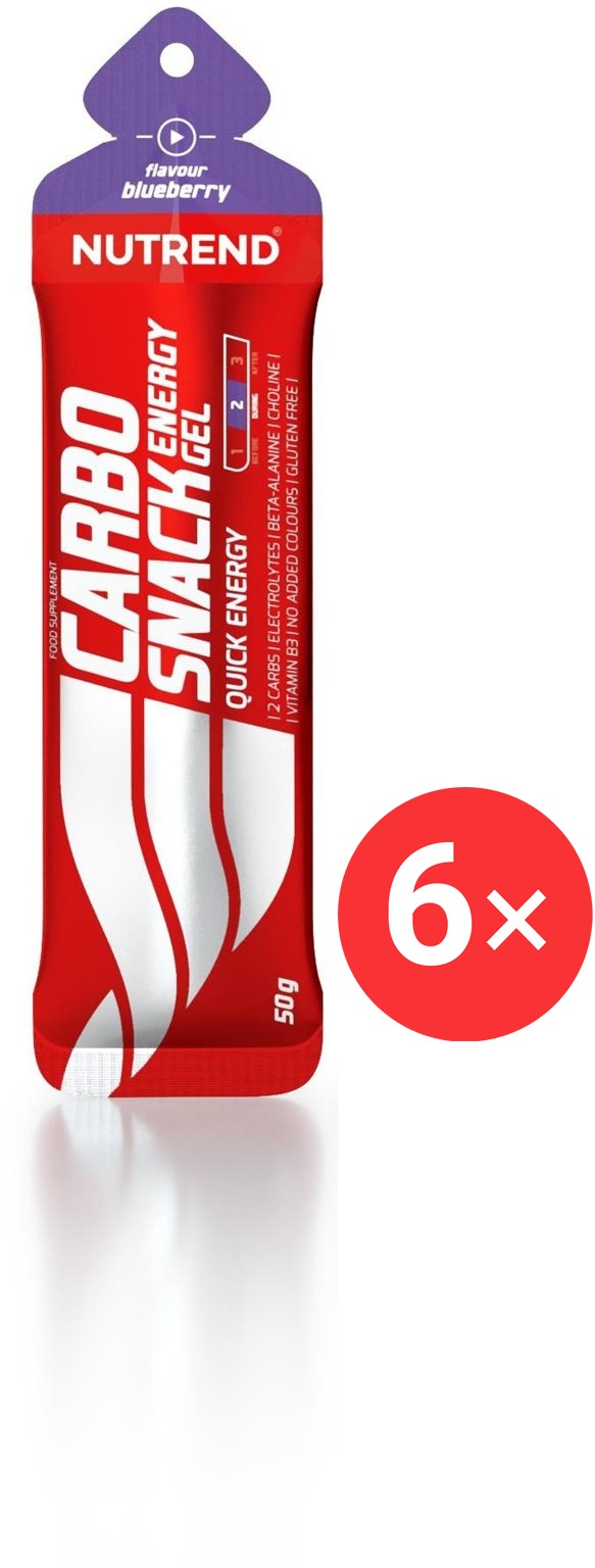 Nutrend Carbosnack vrecko 6× 50 g, borievka