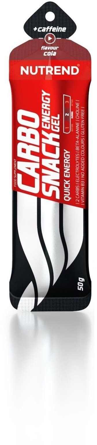 Nutrend Carbosnack vrecko s kofeínom 50 g, cola