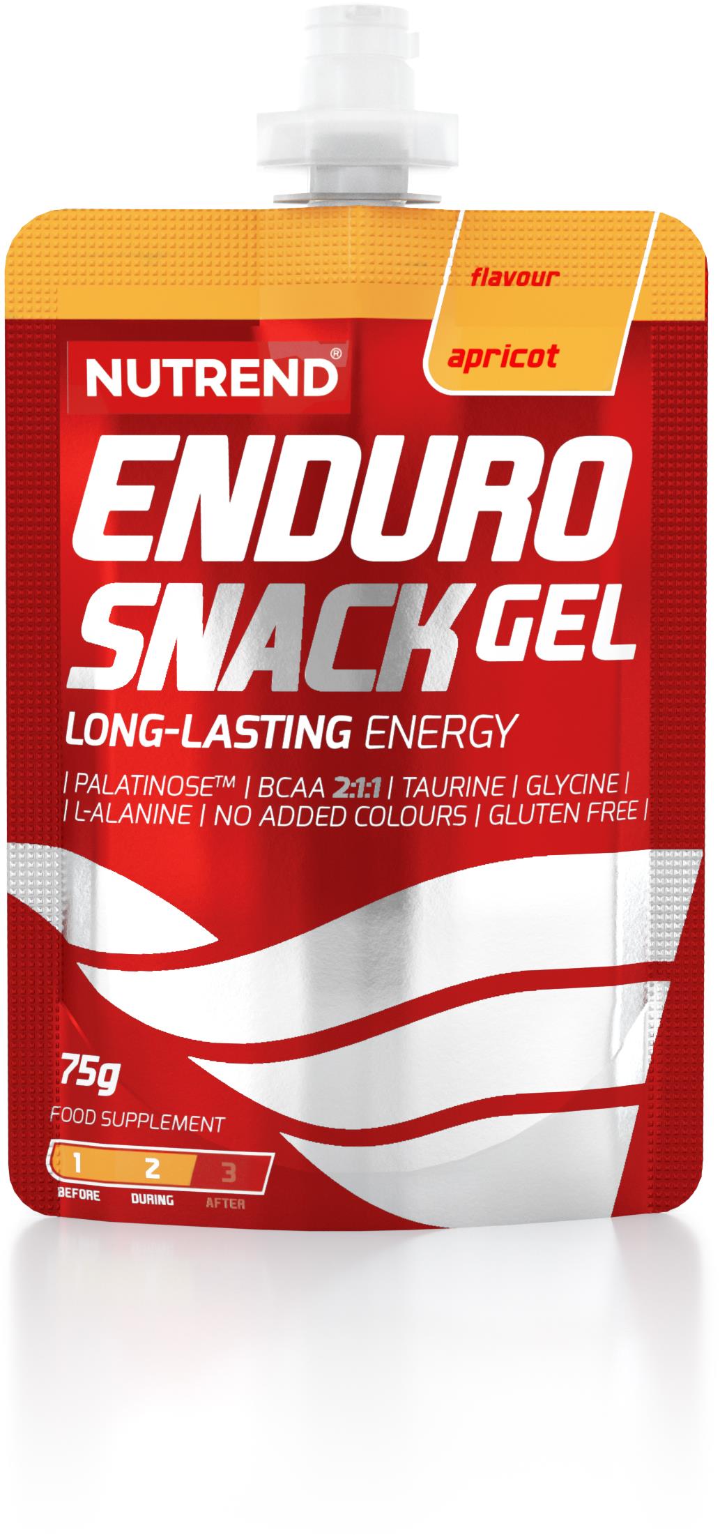 Nutrend Endurosnack vrecko 75 g, marhuľa