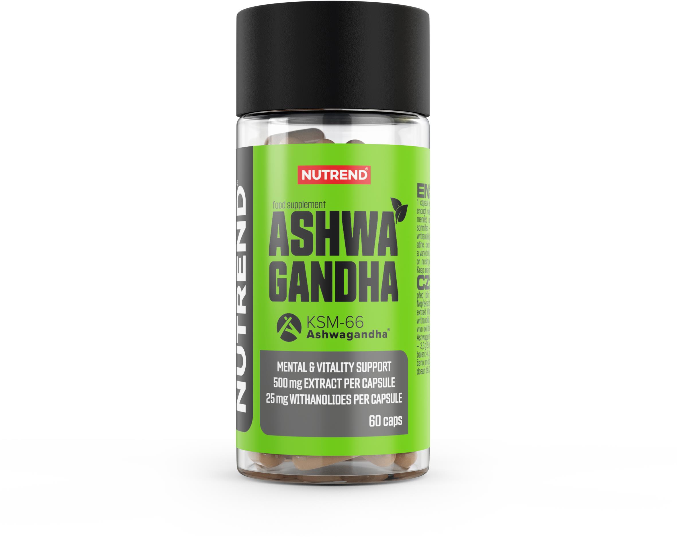 Nutrend Ashwagandha, 60 kapsúl