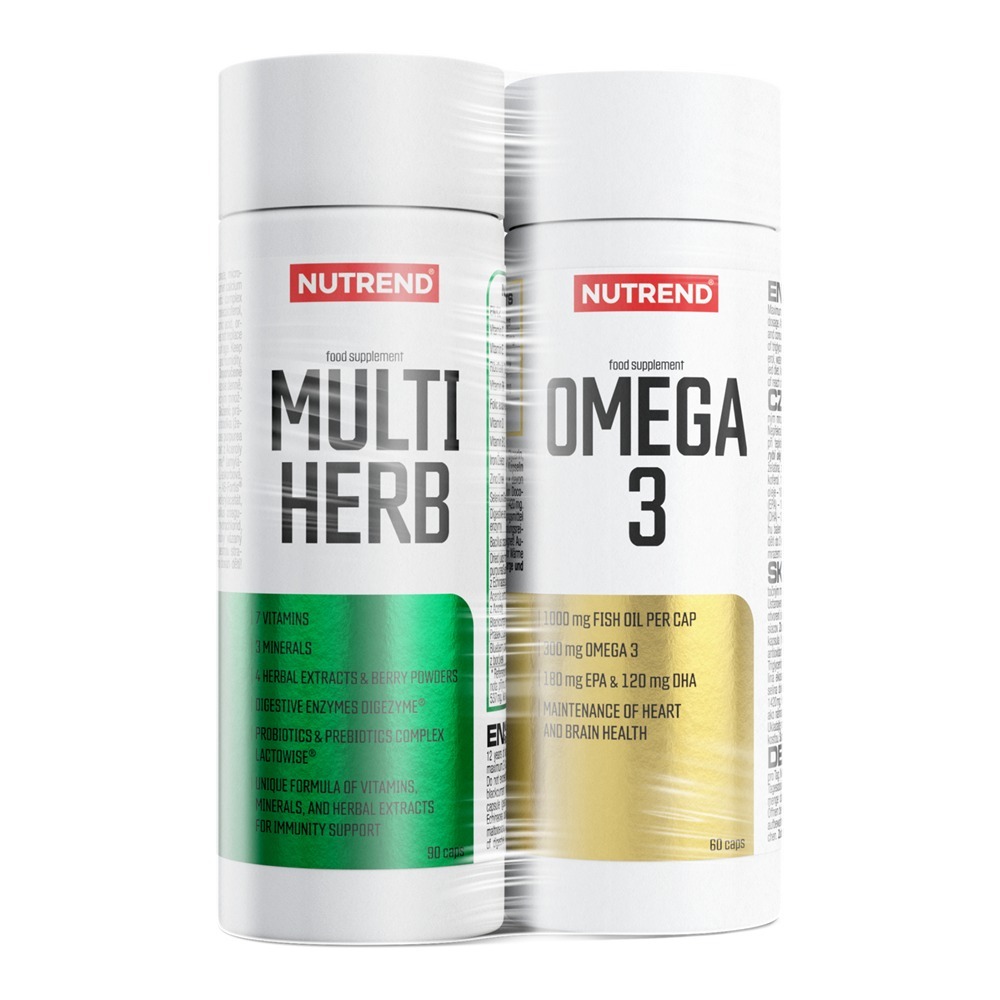 Nutrend Ashwagandha 60 kapsúl + Tribulus Terrestris 60 kapsúl