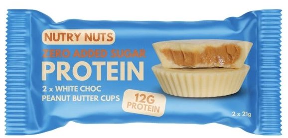 NUTRY NUTS Biela čokoláda s arašidovým maslom
