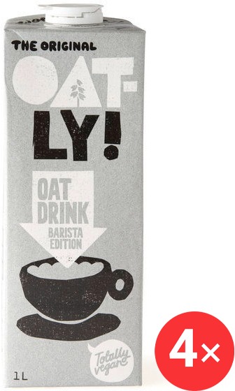 Oatly ovsený nápoj pre baristov 4× 1 l