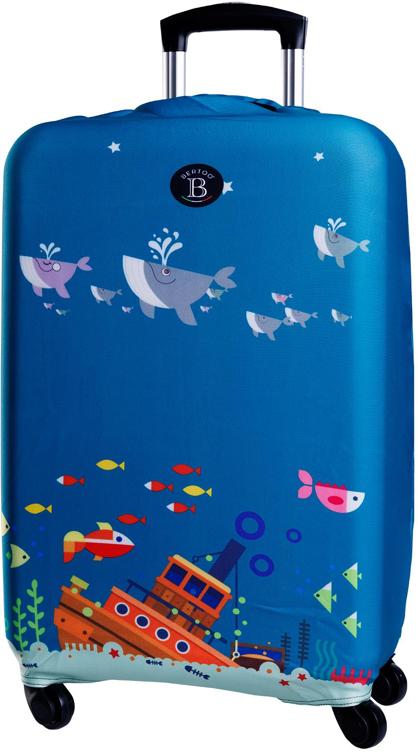Bertoo Obal na cestovný kufor – Morský svet M