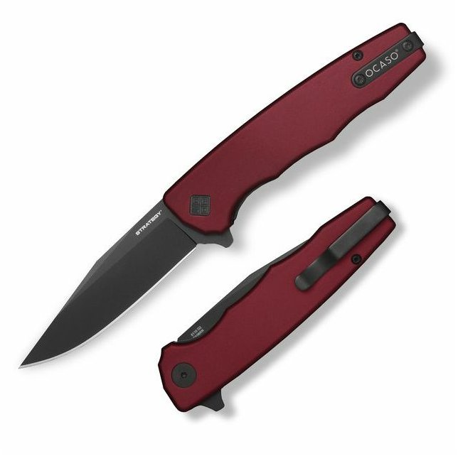 OCASO Strategy Black, Red Aluminum