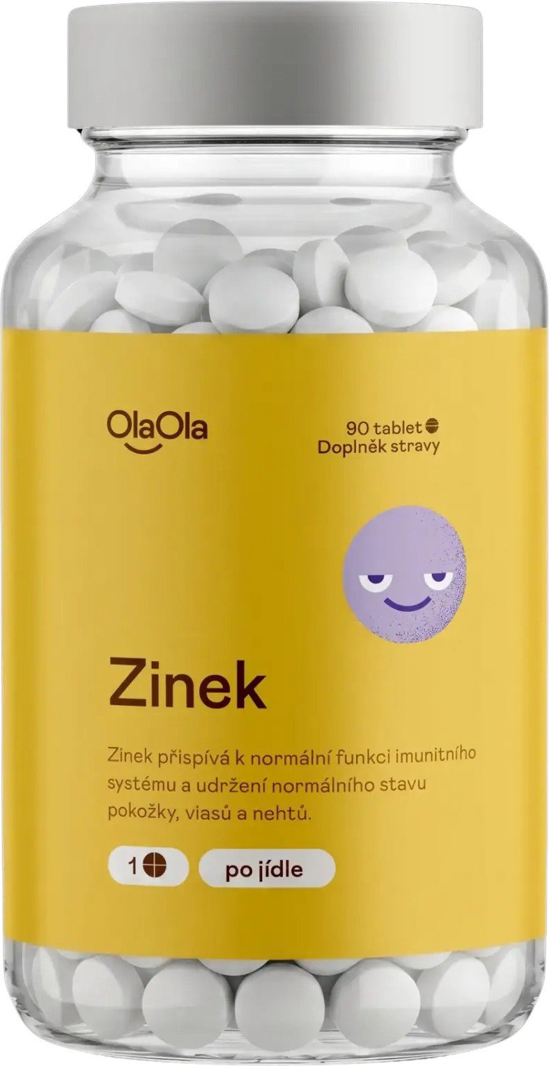 OlaOla Zinek podporující imunitu, 90 tablet