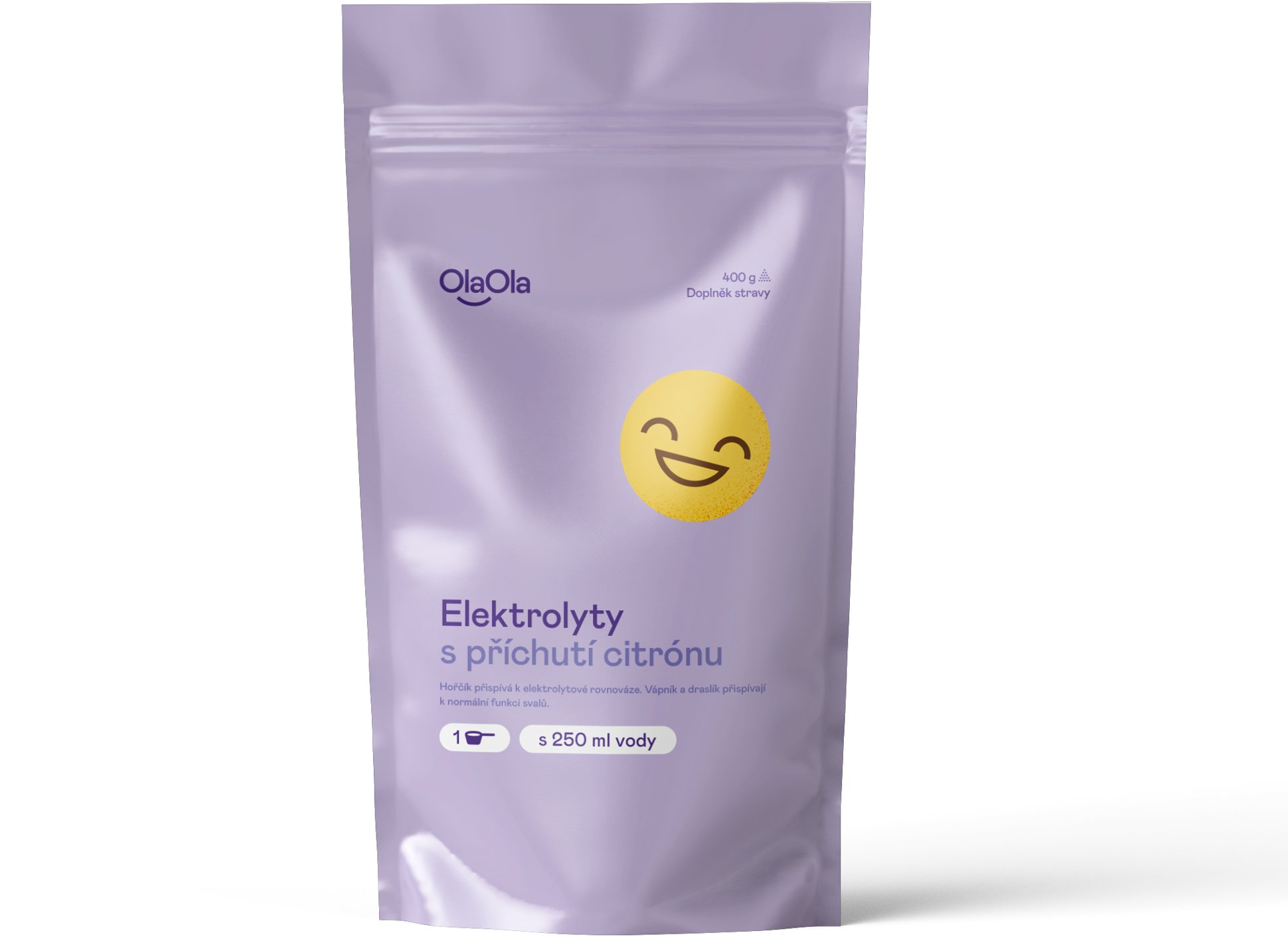 OlaOla Elektrolyty podporující hydrataci těla 400 g, citrón