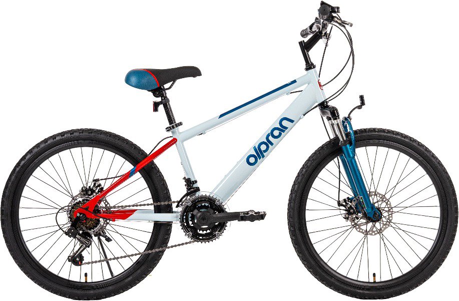 Olpran Gryllus boy sivá/petrolejová/červená 24"
