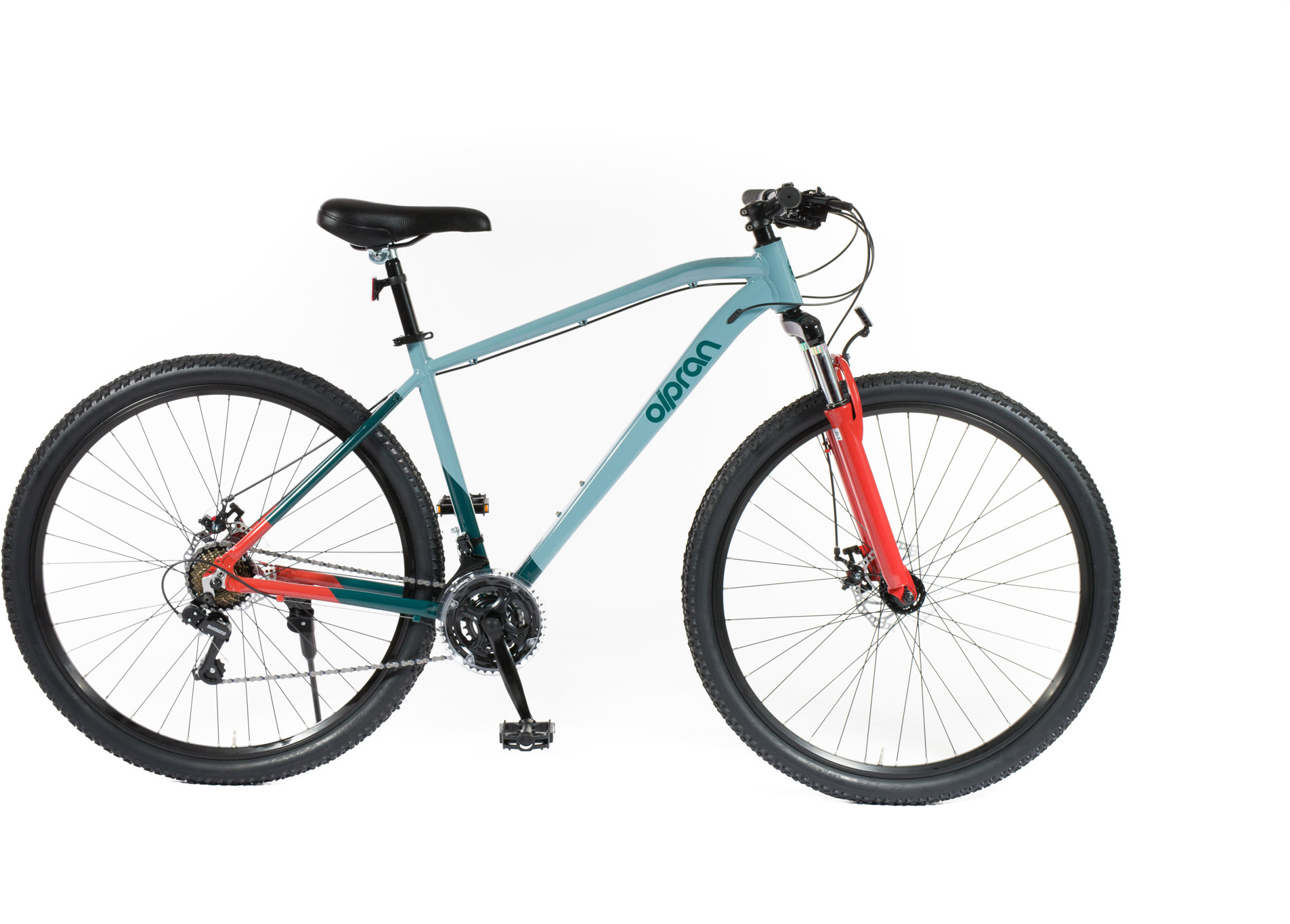 Olpran Canis man 29" 19" sivý/tmavo červený/petrolejový