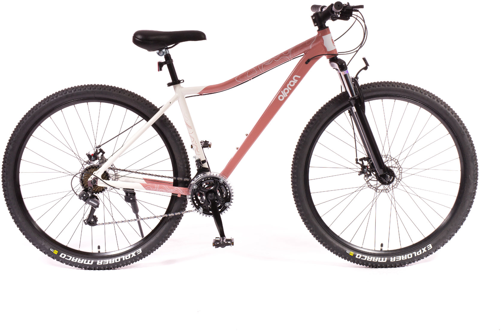 Olpran Rosa 29" 16" ružová/biela