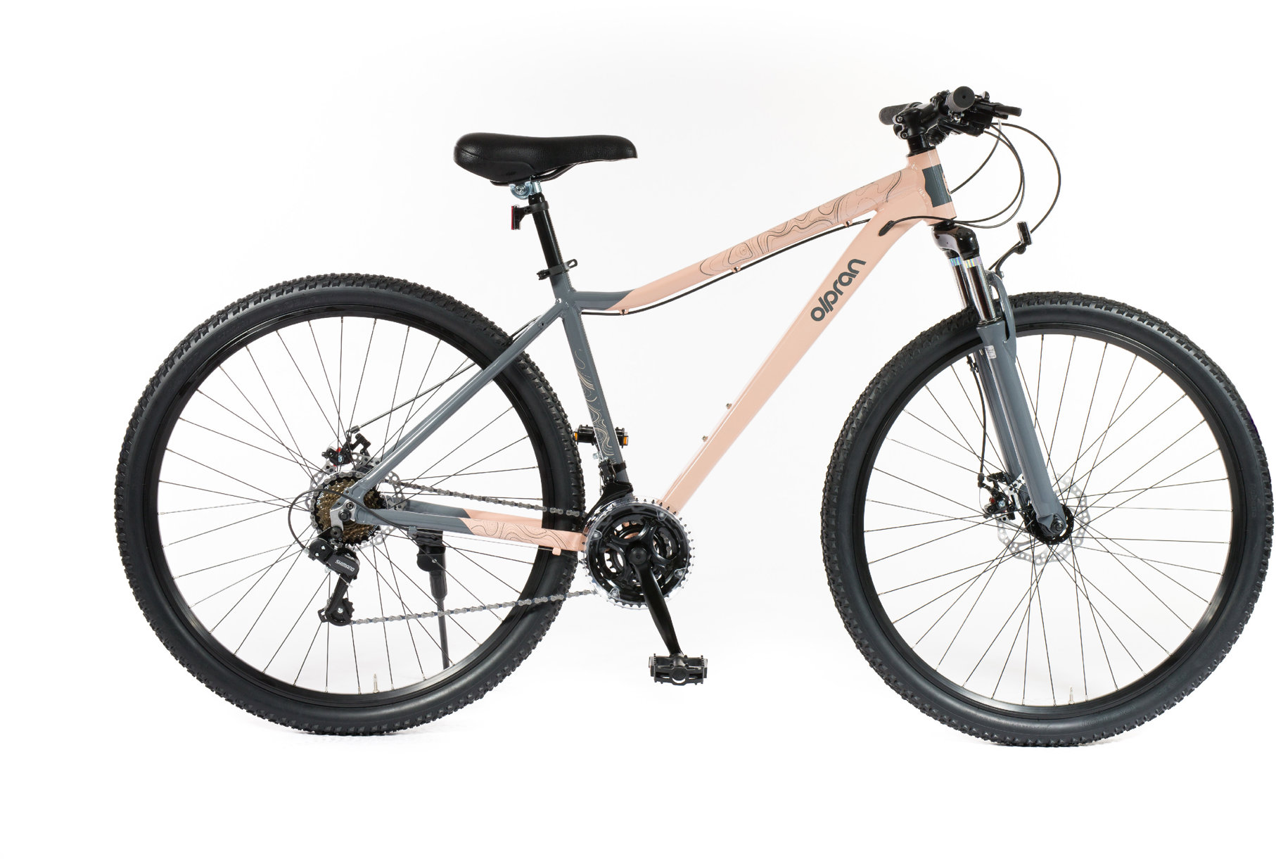 Olpran Rosa lady 29" 16" ružová/sivá