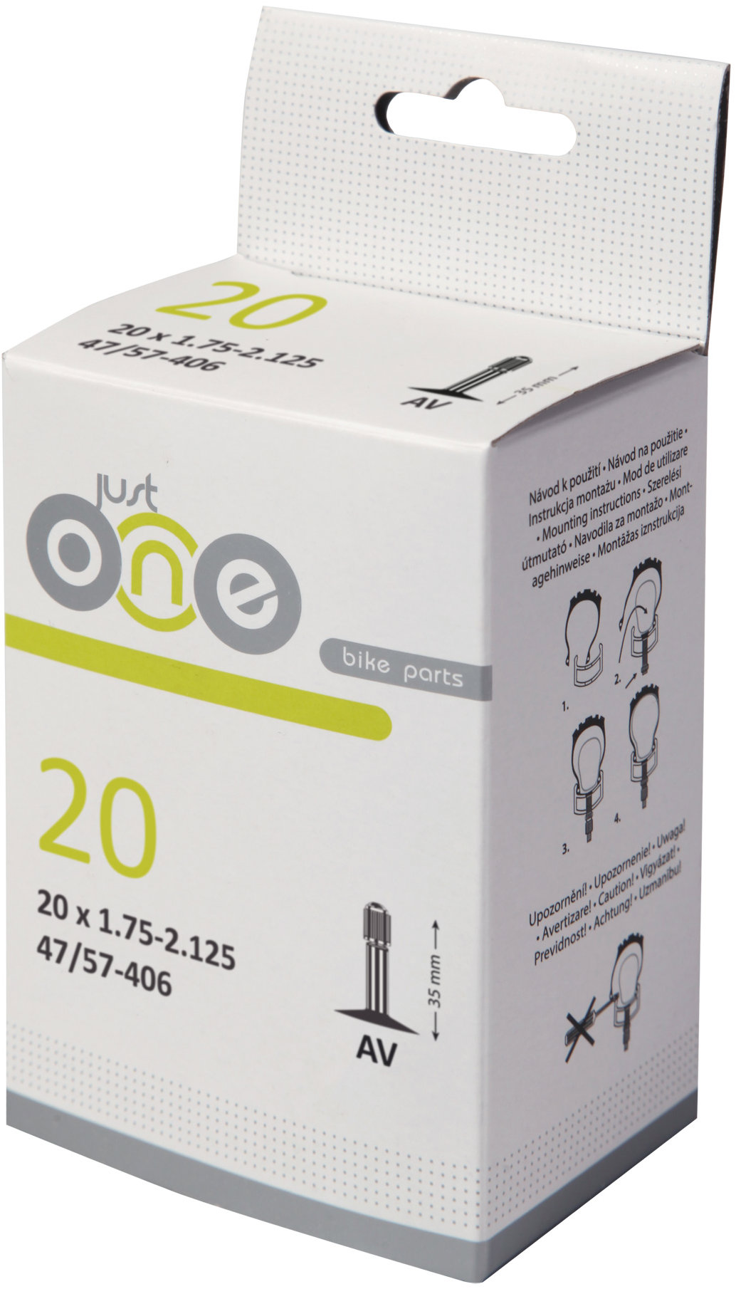 One Duša 20 × 1,75–2,125 AV – 406