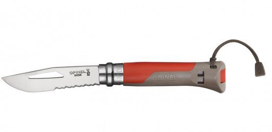 OPINIEL VRI N°08 Inox Outdoor red