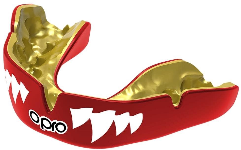OPRO Instant custom fit jaws, červená/zlatá