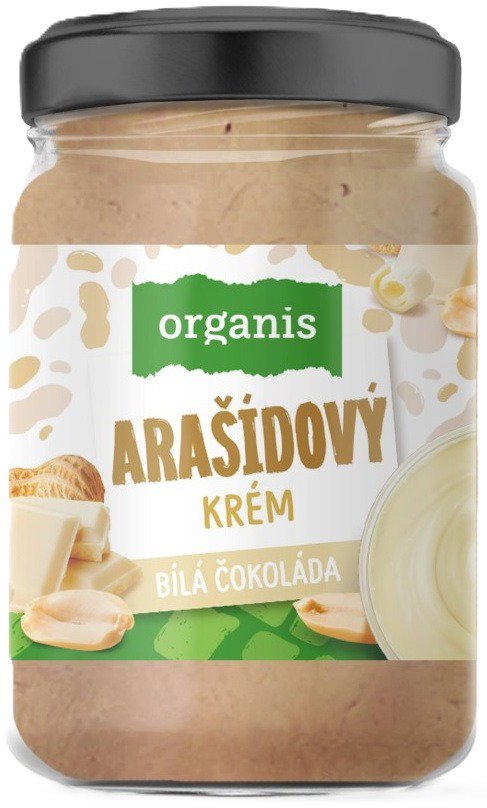 Organis Arašidový krém s bielou čokoládou 920 g