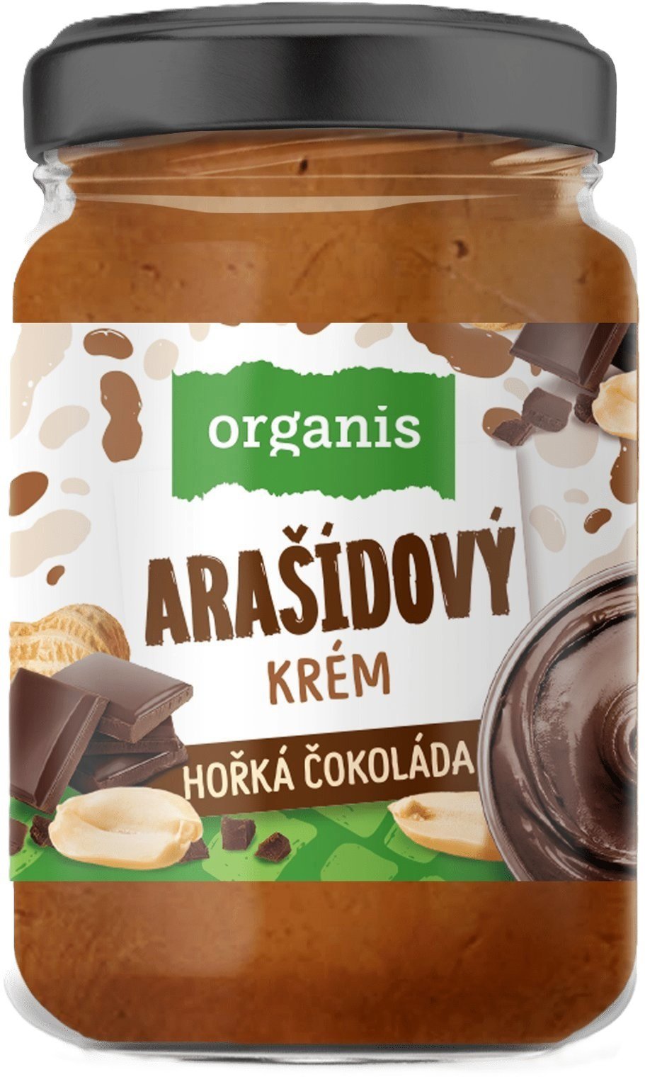 Organis Arašidový krém s horkou čokoládou 920 g