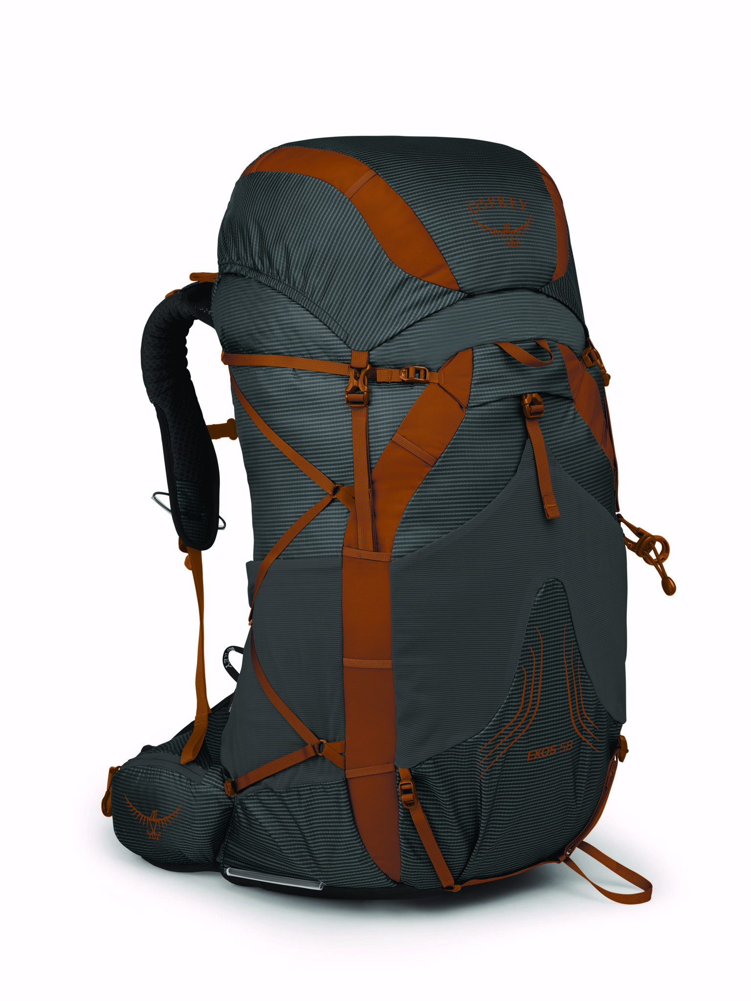 Osprey Exos 58 Dark Charcoal Grey L/XL