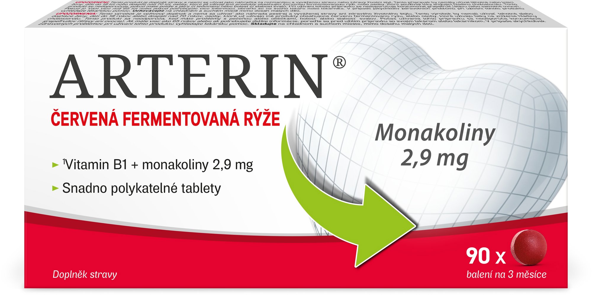 Arterin 2,9 mg 90 tabliet