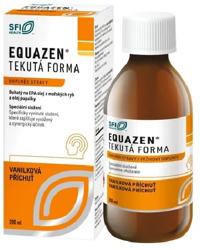 EQUAZEN tekutá forma s príchuťou vanilky 200 ml