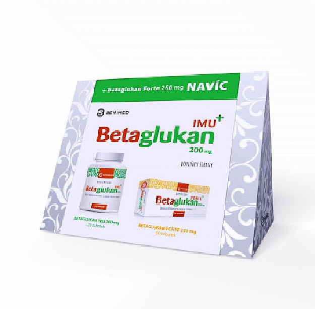 Betaglukán IMU+ 200 mg 120 kapsúl + Betaglukán FORTE+ 30 kapsúl